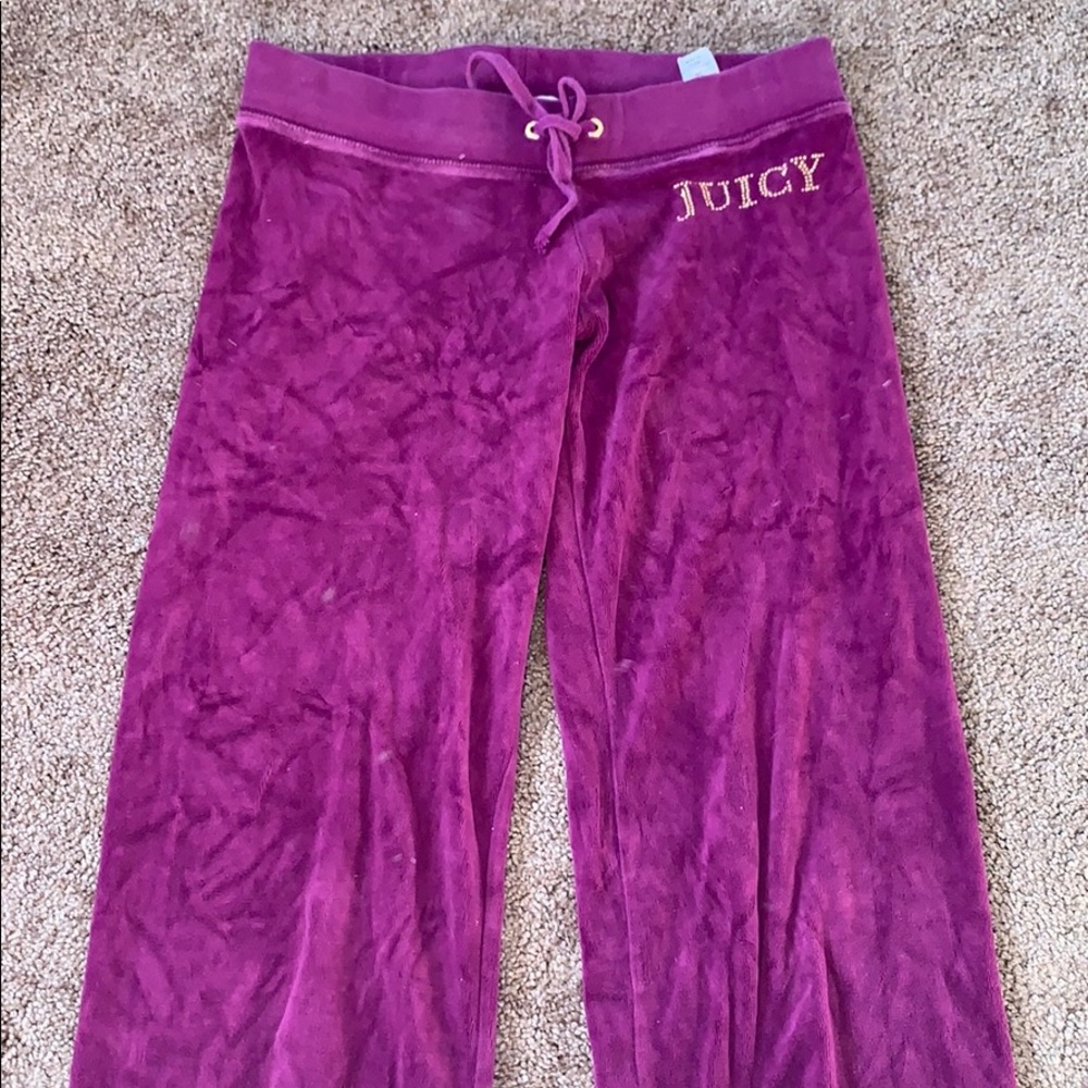 Juicy couture velour pants